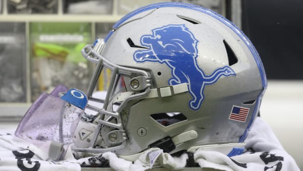 Detroit Lions helmet